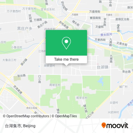 台湖集市 map