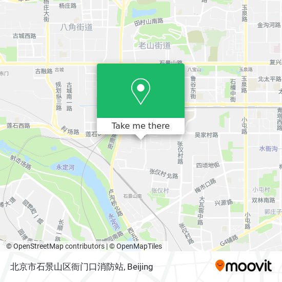 北京市石景山区衙门口消防站 map