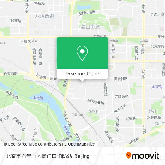 北京市石景山区衙门口消防站 map