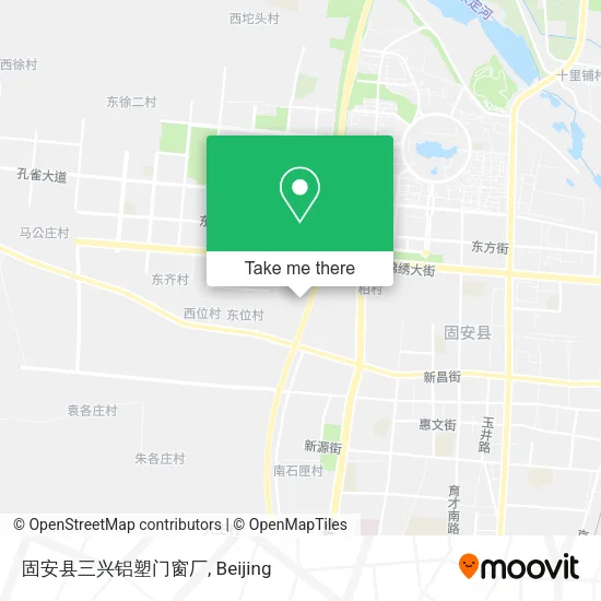固安县三兴铝塑门窗厂 map
