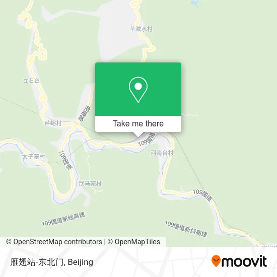 雁翅站-东北门 map