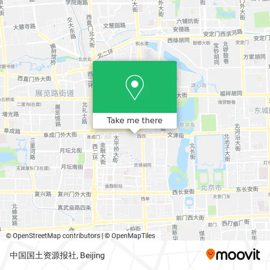 中国国土资源报社 map