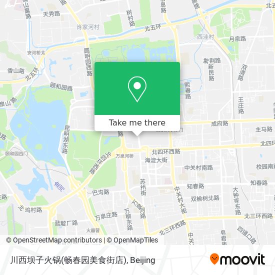 川西坝子火锅(畅春园美食街店) map