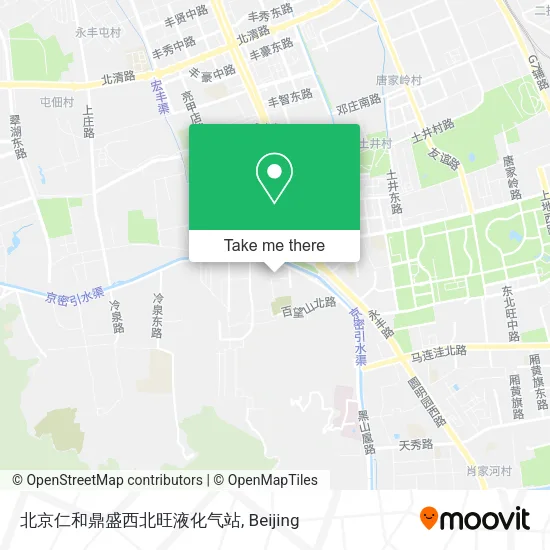北京仁和鼎盛西北旺液化气站 map