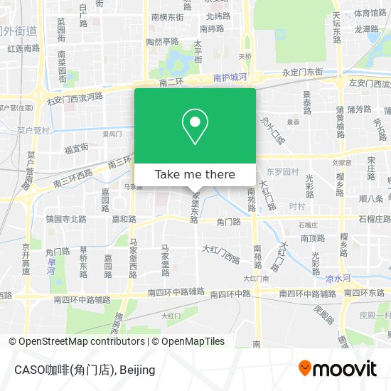 CASO咖啡(角门店) map