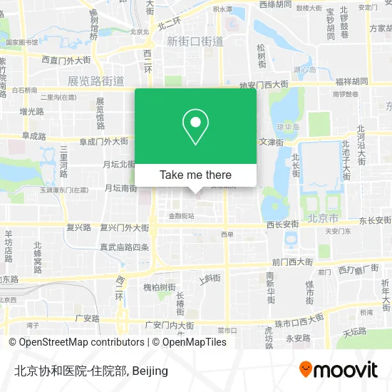 北京协和医院-住院部 map