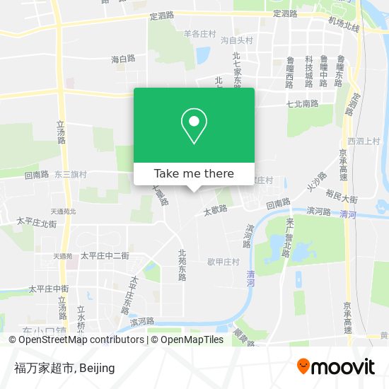福万家超市 map