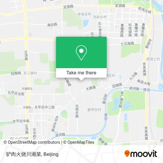 驴肉火烧川湘菜 map