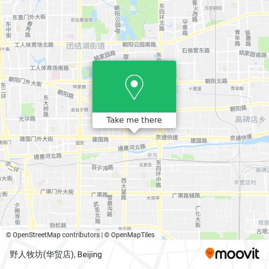 野人牧坊(华贸店) map