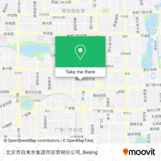 北京市自来水集团市区营销分公司 map