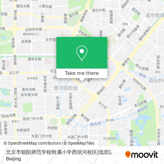 北京市朝阳师范学校附属小学西坝河校区(低部) map