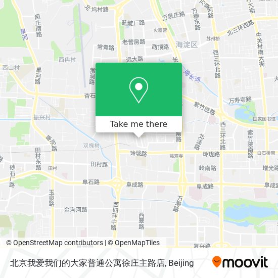北京我爱我们的大家普通公寓徐庄主路店 map