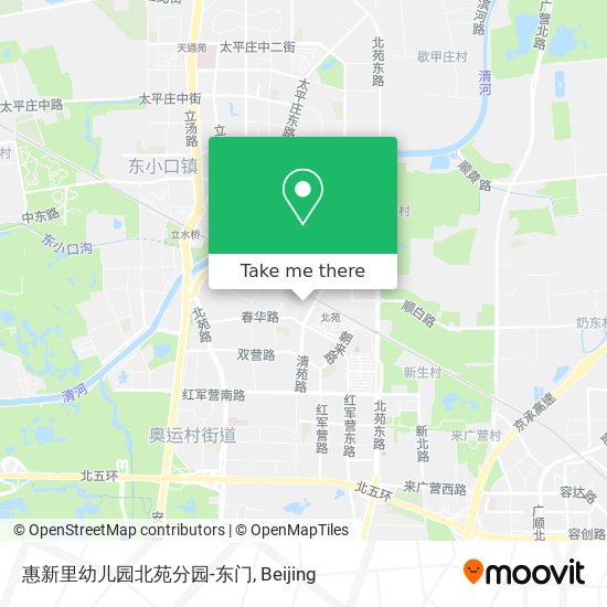 惠新里幼儿园北苑分园-东门 map