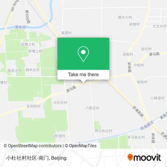 小杜社村社区-南门 map