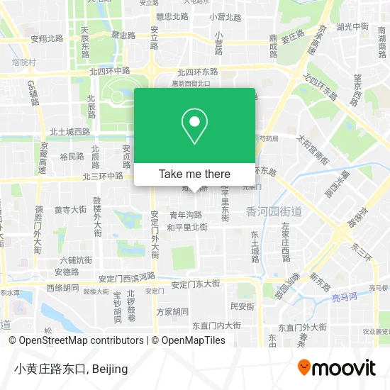 小黄庄路东口 map