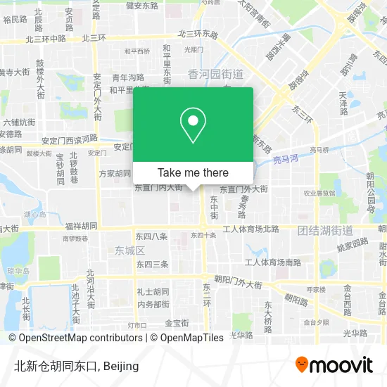 北新仓胡同东口 map