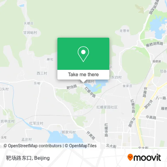 靶场路东口 map