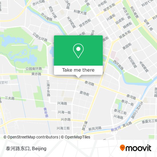 泰河路东口 map