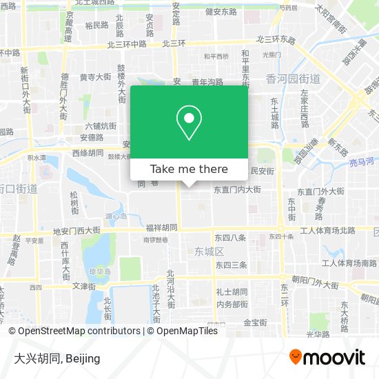 大兴胡同 map
