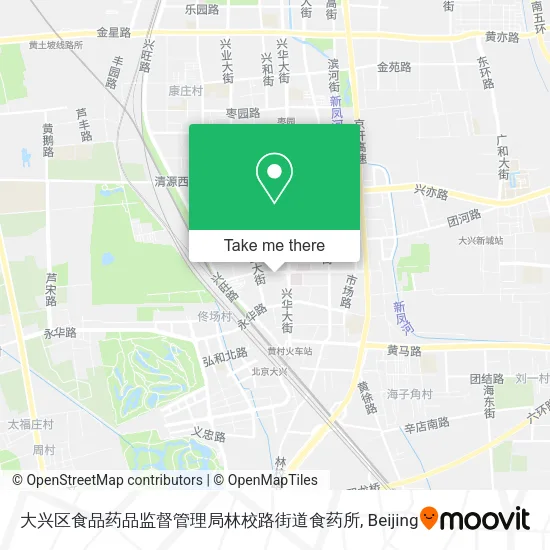大兴区食品药品监督管理局林校路街道食药所 map