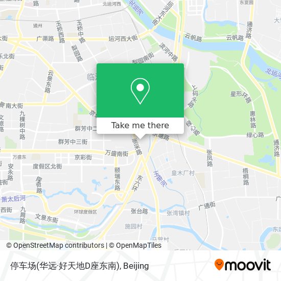 停车场(华远·好天地D座东南) map