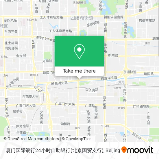 厦门国际银行24小时自助银行(北京国贸支行) map