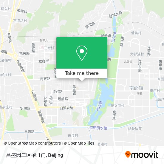 昌盛园二区-西1门 map