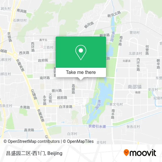 昌盛园二区-西1门 map