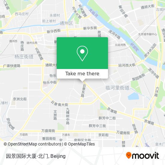 园景国际大厦-北门 map