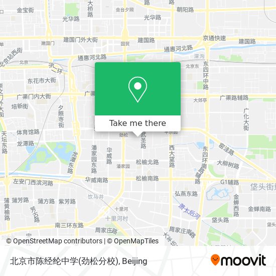 北京市陈经纶中学(劲松分校) map