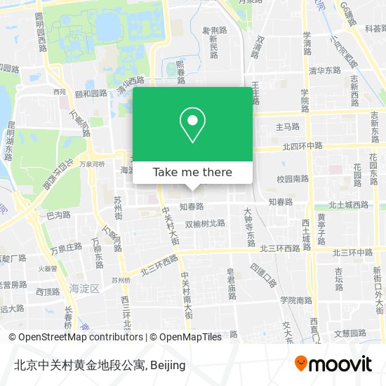 北京中关村黄金地段公寓 map