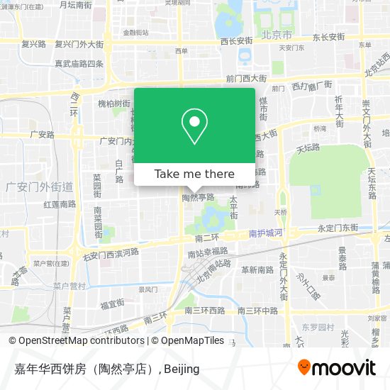 嘉年华西饼房（陶然亭店） map