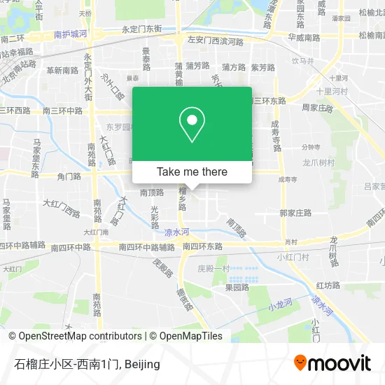 石榴庄小区-西南1门 map