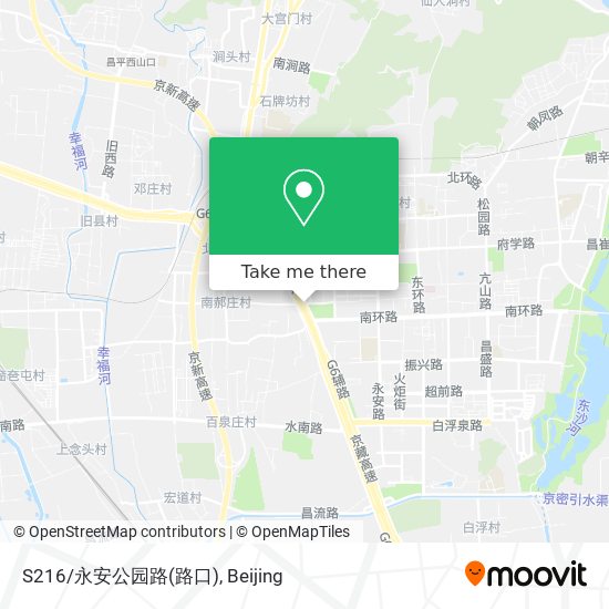 S216/永安公园路(路口) map