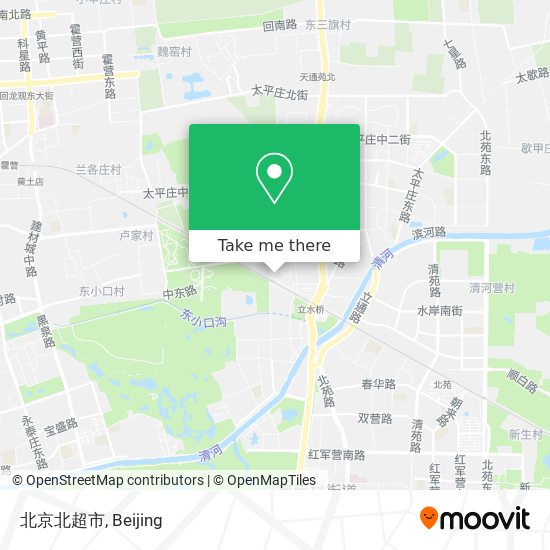 北京北超市 map