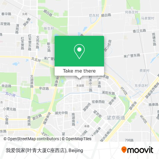 我爱我家(叶青大厦C座西店) map