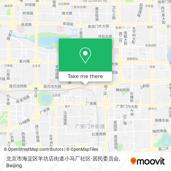 北京市海淀区羊坊店街道小马厂社区-居民委员会 map