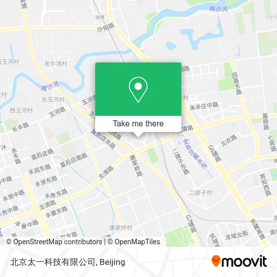 北京太一科技有限公司 map