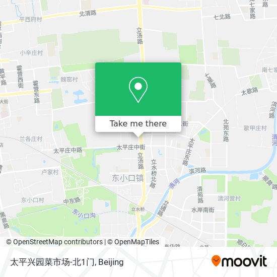 太平兴园菜市场-北1门 map