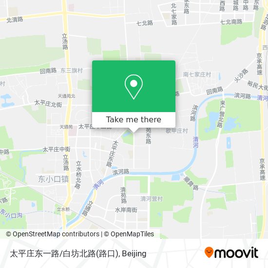 太平庄东一路/白坊北路(路口) map