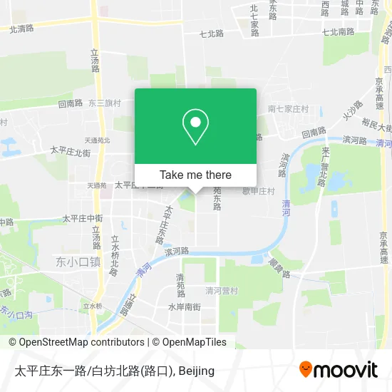 太平庄东一路/白坊北路(路口) map