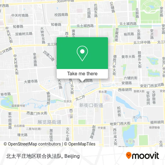 北太平庄地区联合执法队 map