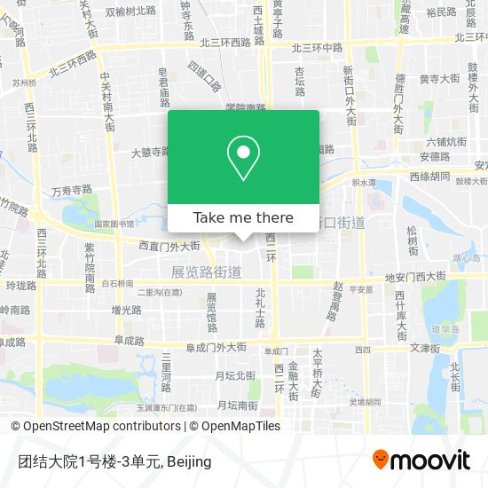 团结大院1号楼-3单元 map