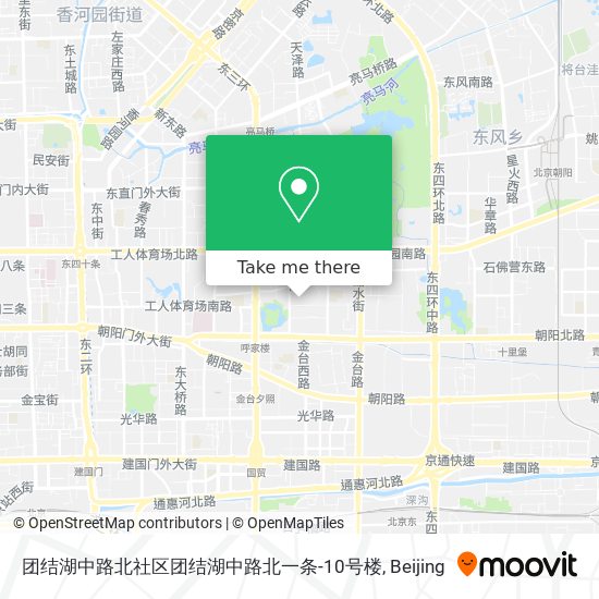 团结湖中路北社区团结湖中路北一条-10号楼 map