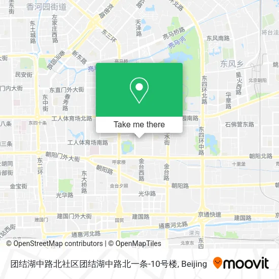 团结湖中路北社区团结湖中路北一条-10号楼 map