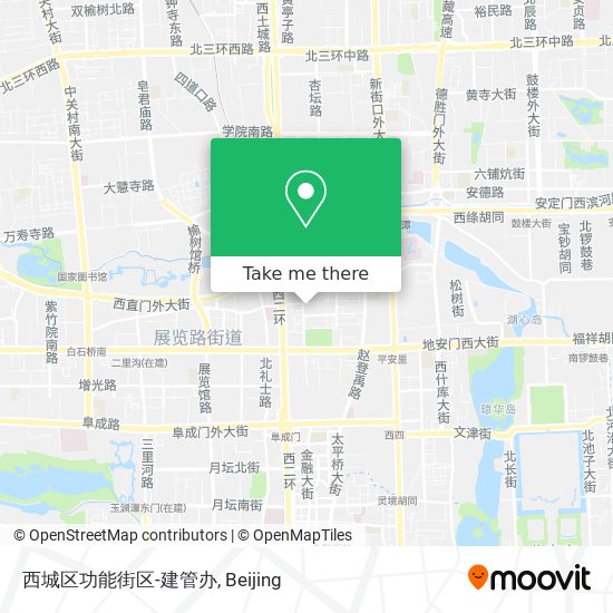 西城区功能街区-建管办 map