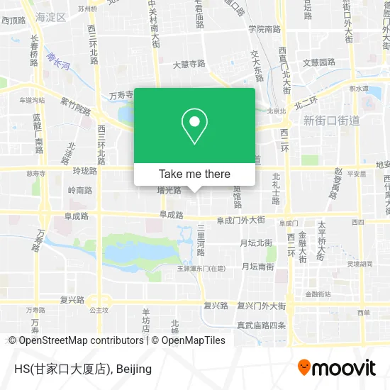 HS(甘家口大厦店) map