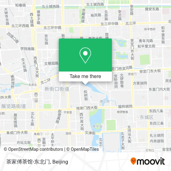 茶家傅茶馆-东北门 map