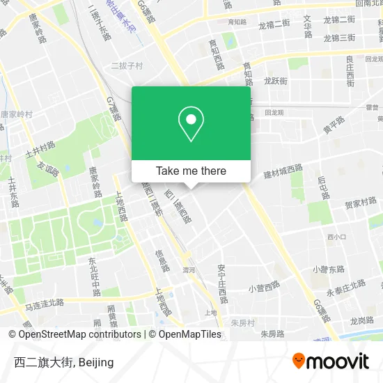 西二旗大街 map
