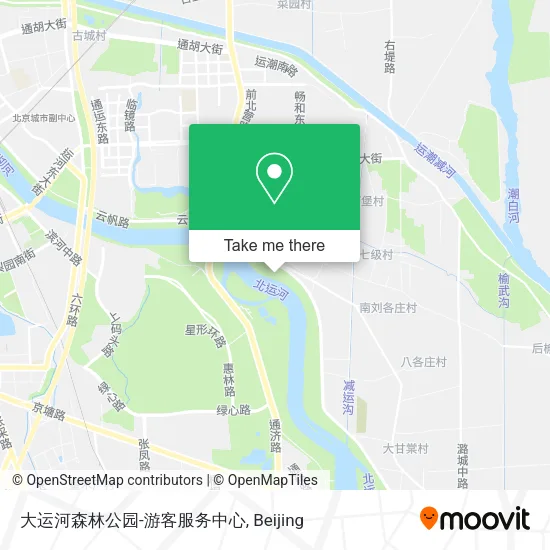 大运河森林公园-游客服务中心 map